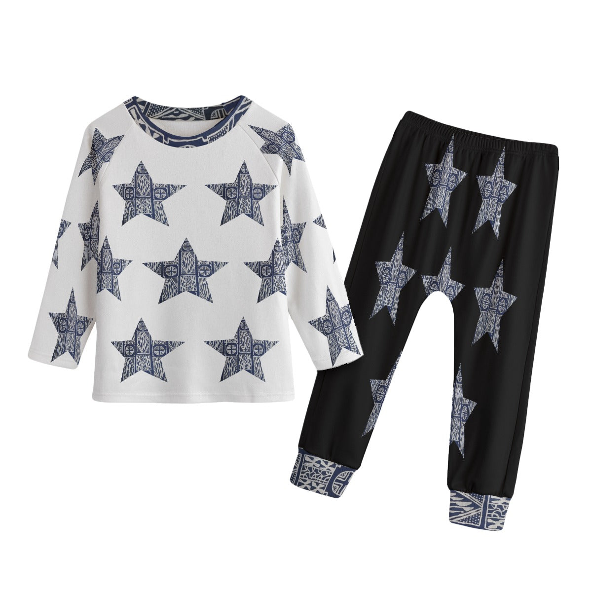2-8Y Kid's Knitted Fleece Set