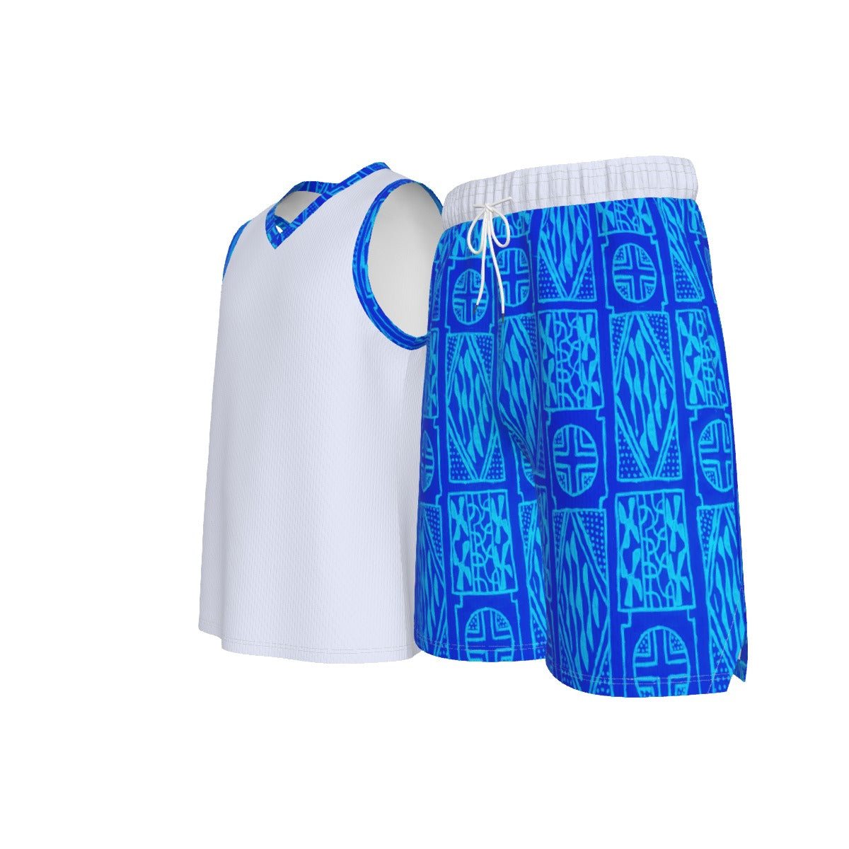 Men's V Neck Basketball Suit