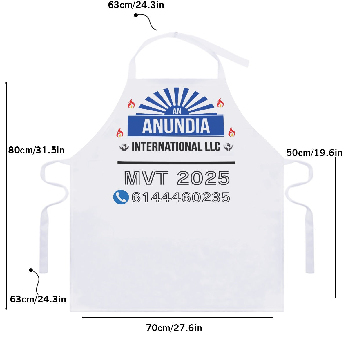 ANUNDIA Adjustable Apron
