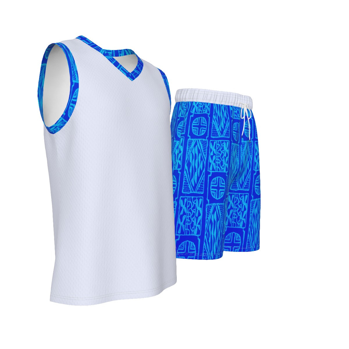 Men's V Neck Basketball Suit