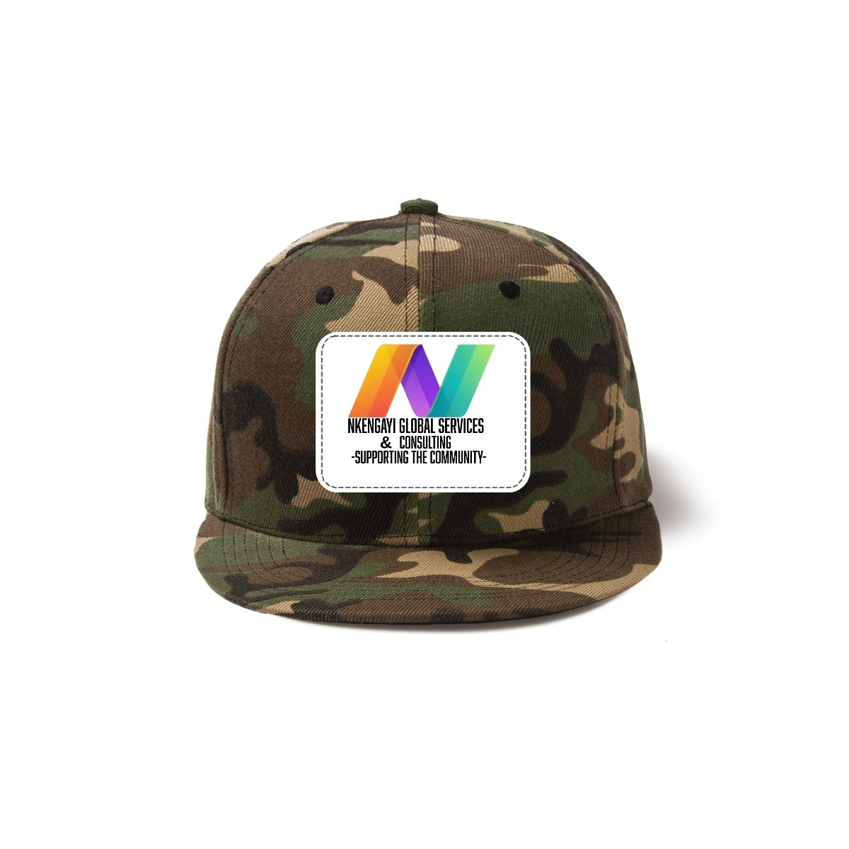 Nkwetta's Biz Snapback Hat with Metal Buckle