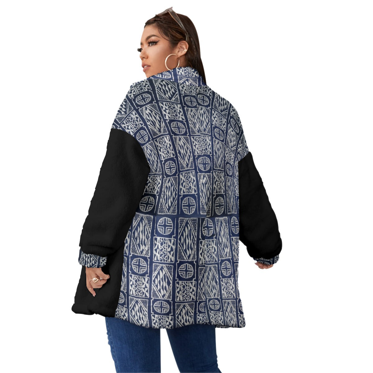 Unisex Fleece Coat With Zipper(Plus Size)