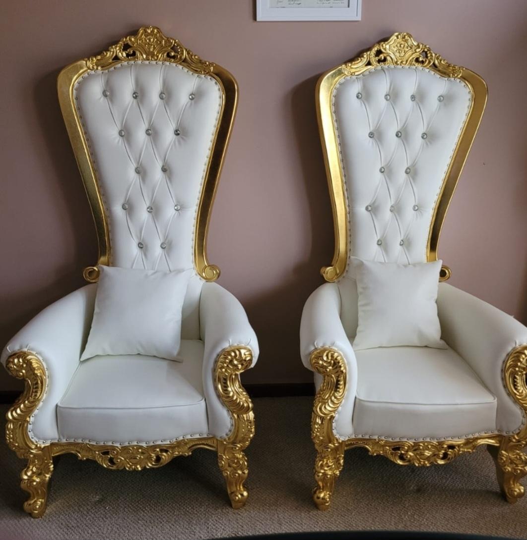 Throne Chairs (delivery not included)