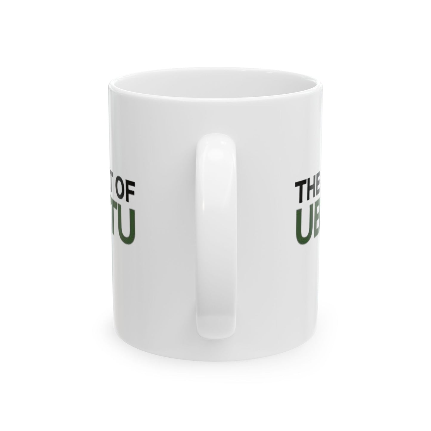 Ubuntu Spirit Ceramic Mug - Inspiring Coffee Cup for Connection and Community