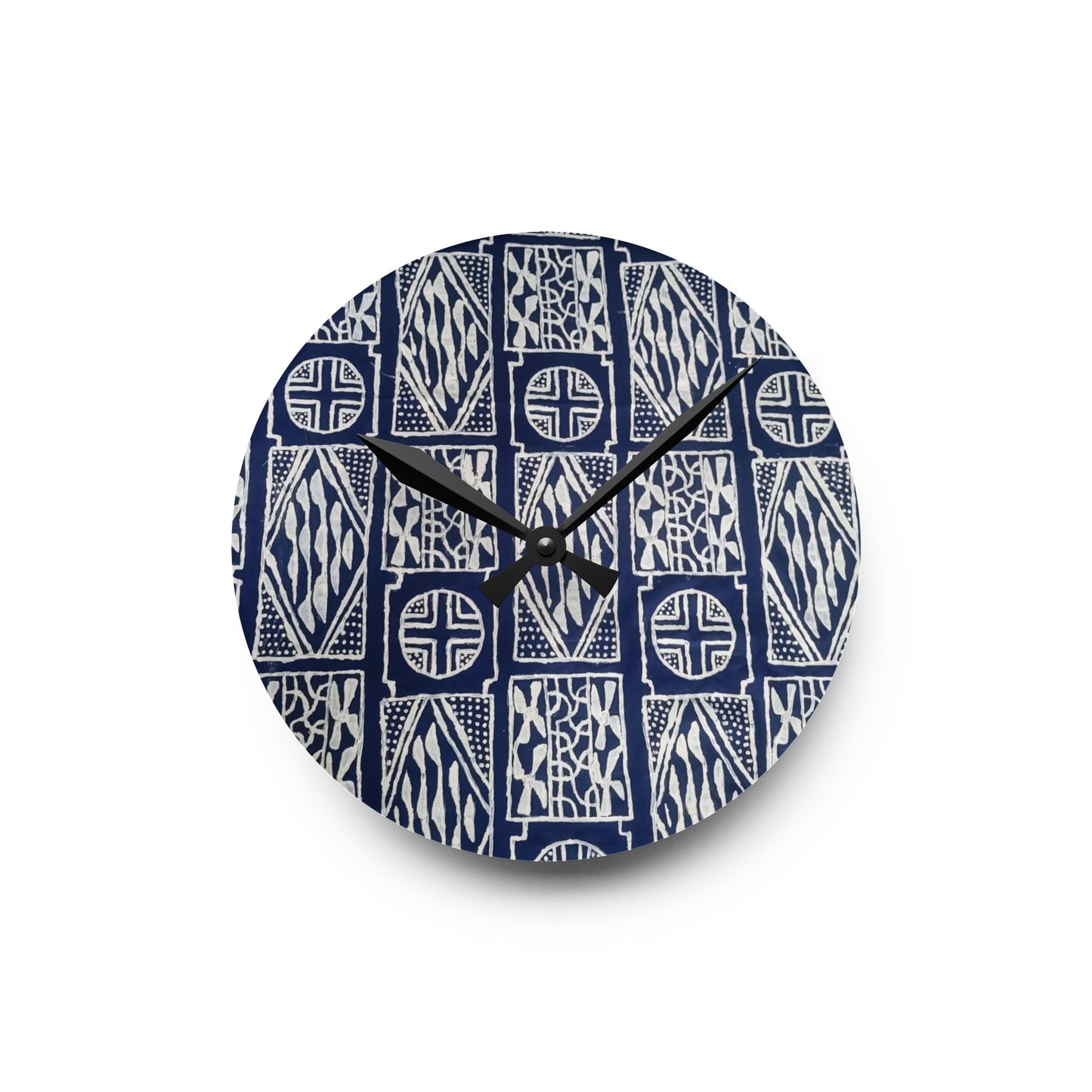 Bohemian Pattern Acrylic Wall Clock