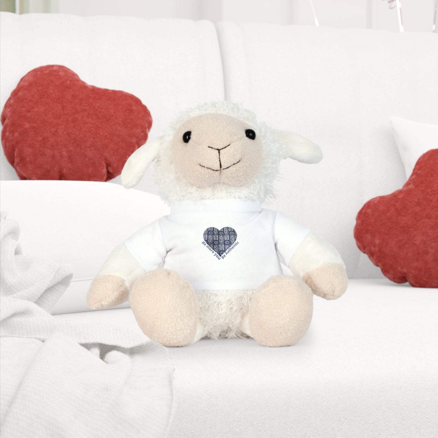 Cuddly Plush Toy with Heartwarming T-Shirt - Perfect Gift for Kids