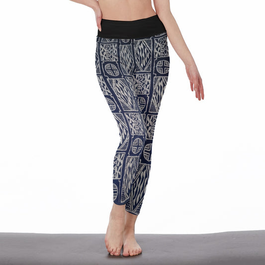 Ladies High Waist Leggings | Side Stitch Closure