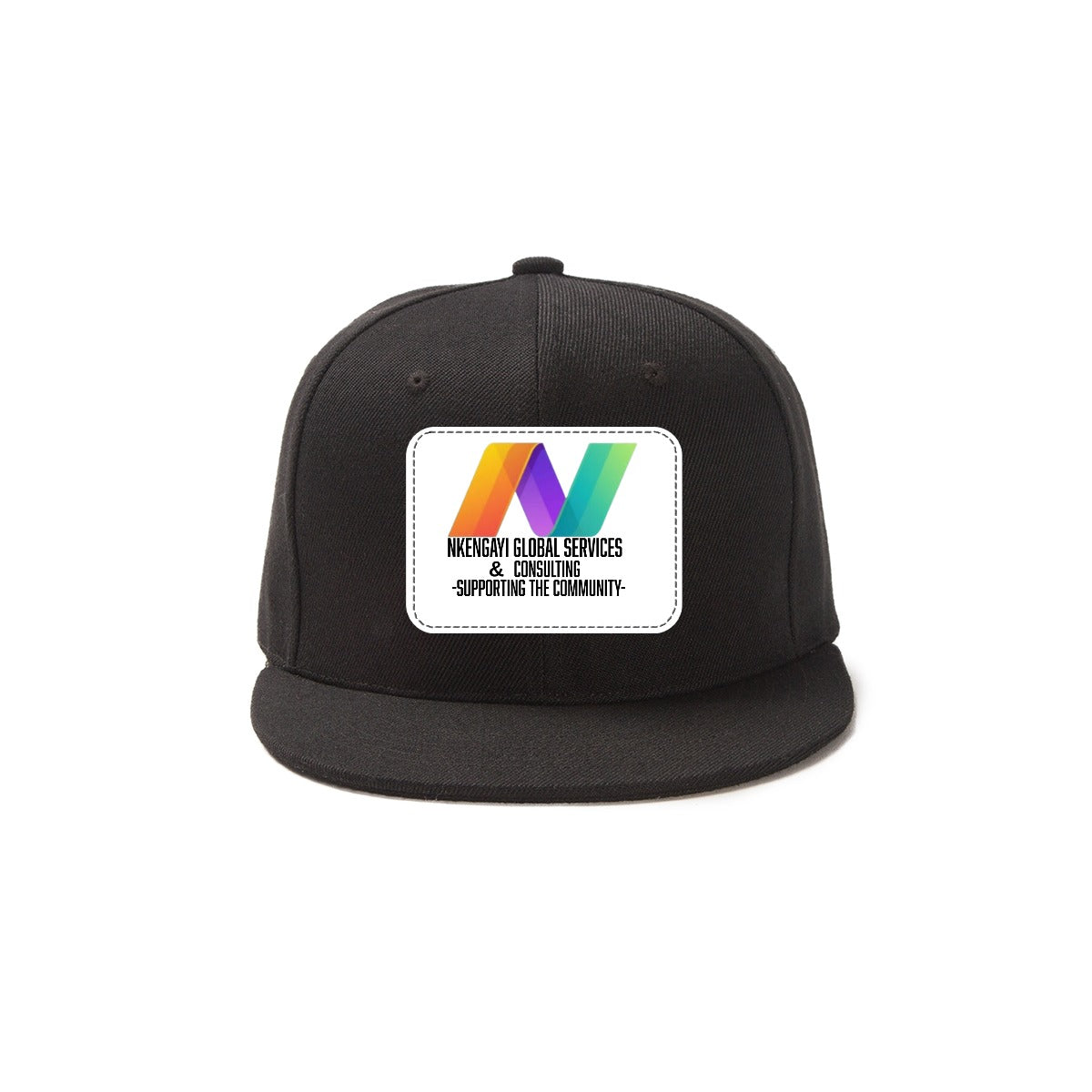 Nkwetta's Biz Snapback Hat with Metal Buckle
