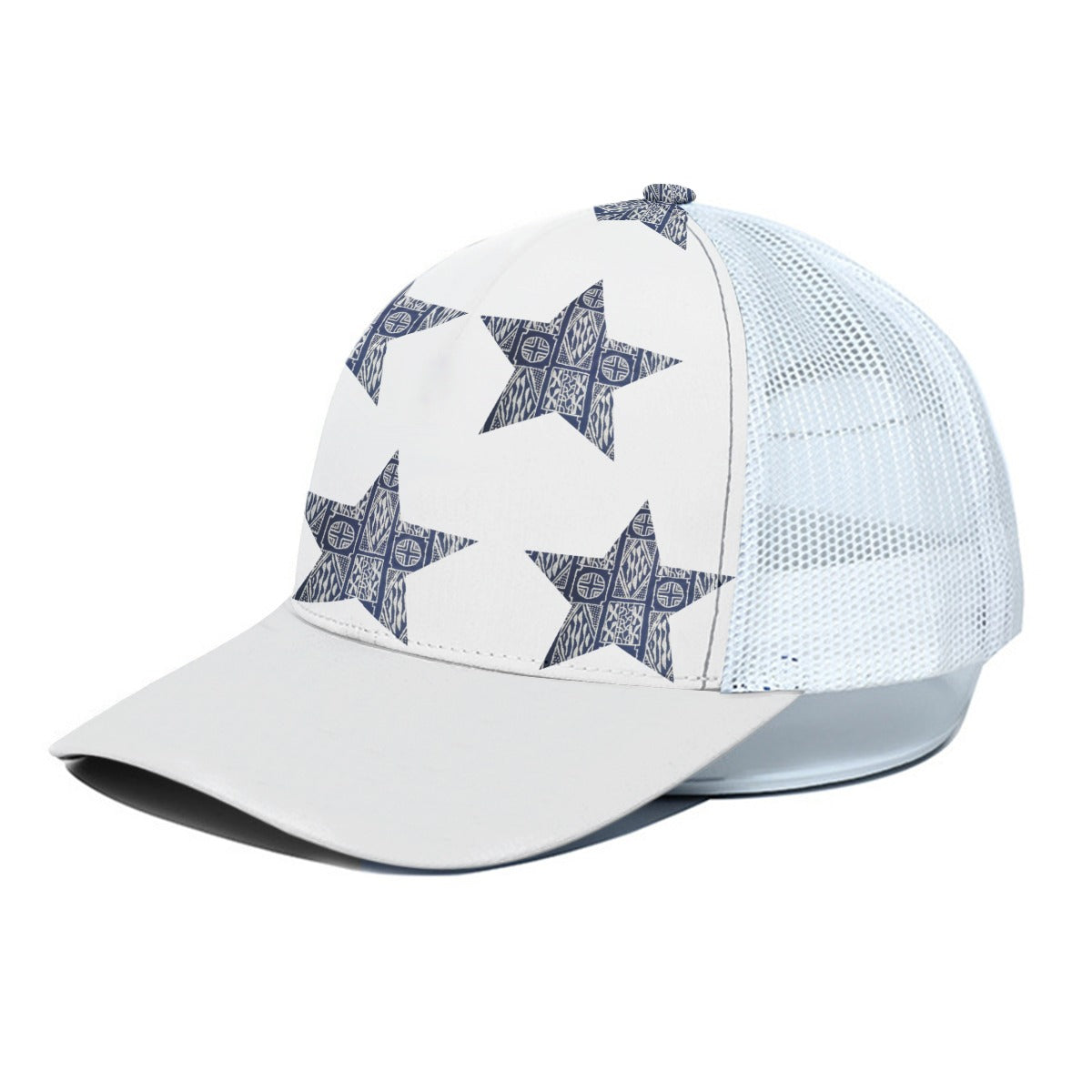 Unisex Trucker Hat With White Half-mesh