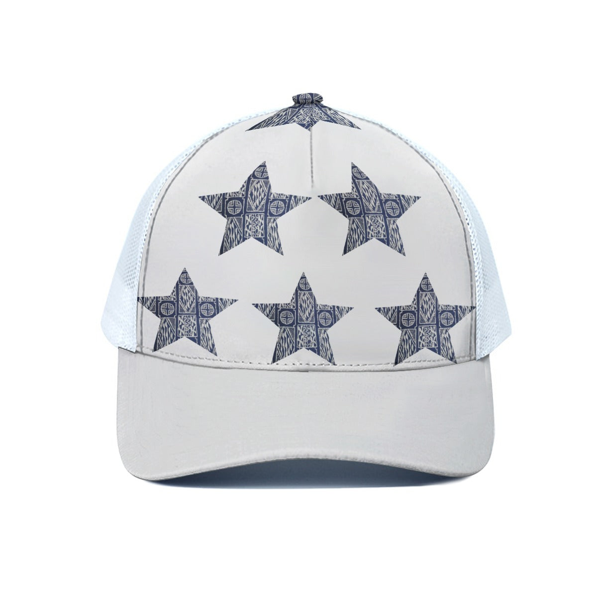 Unisex Trucker Hat With White Half-mesh