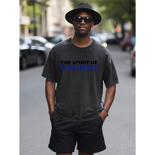 Ubuntu Spirit Unisex Heavyweight Cotton T-Shirt | 230GSM DTF Printed
