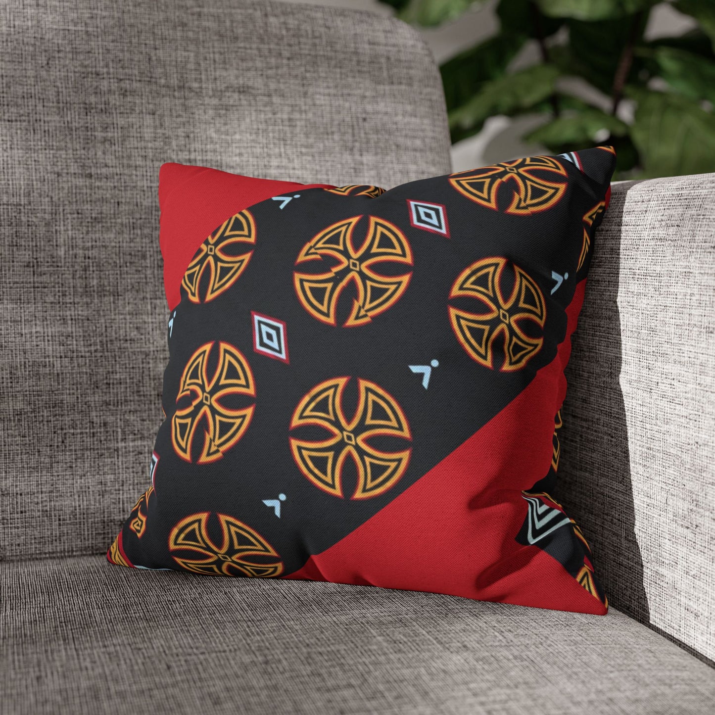 Vibrant Patterned Square Pillowcase - Stylish Home Decor