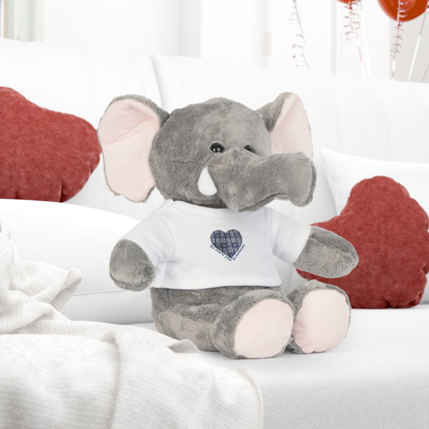 Cuddly Plush Toy with Heartwarming T-Shirt - Perfect Gift for Kids