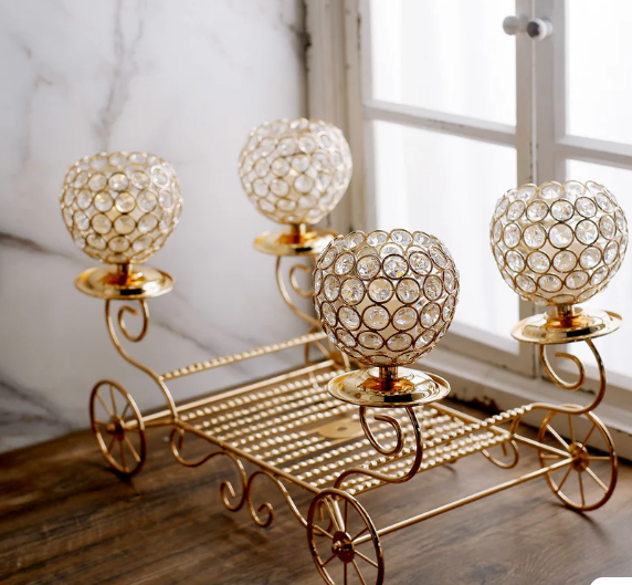 Gold Carriage Centerpiece (without accessories)